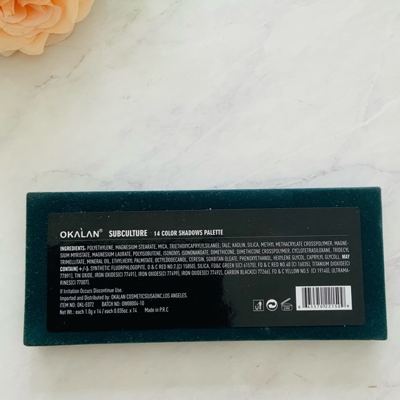 "OKALAN Subculture: 14-Color Shadows Palette" - Picture 3 of 4